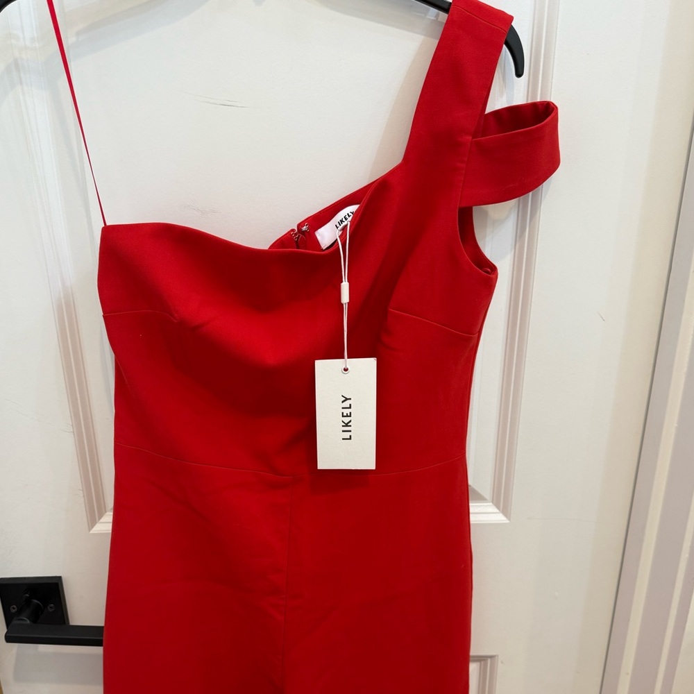 Revolve Likely red jumpsuit NWT